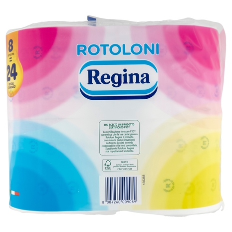 Rotoloni Regina carta igienica 8 rotoli
